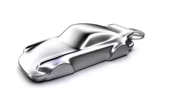 Porsche 911 -930- Turbo Speedform Automotive Sculpture Keychain 3D print model