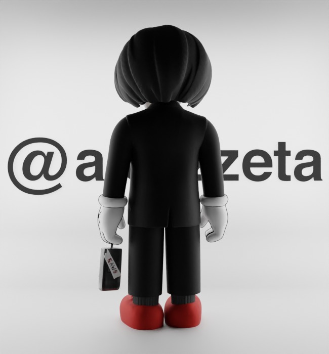 Kaws Billy from SAW Textured Low-poly 3D model_19