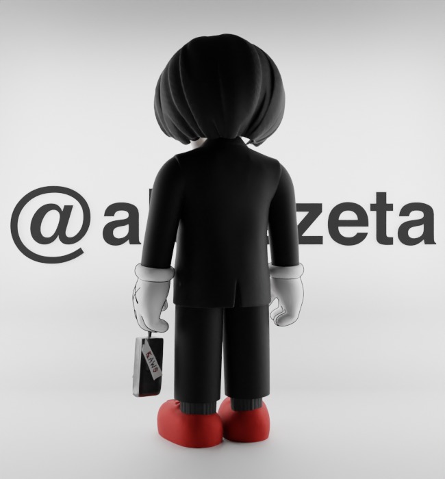 Kaws Billy from SAW Textured Low-poly 3D model_18