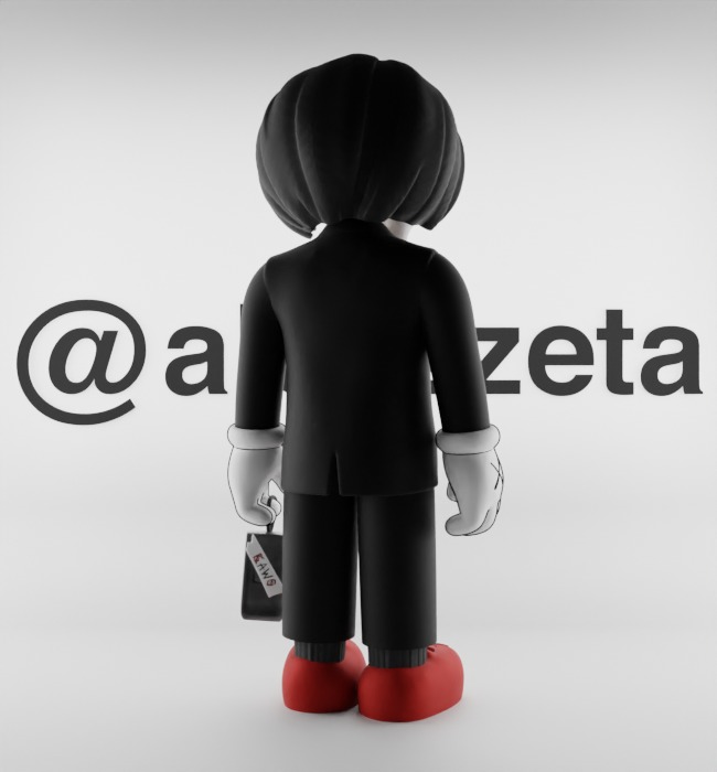 Kaws Billy from SAW Textured Low-poly 3D model_22