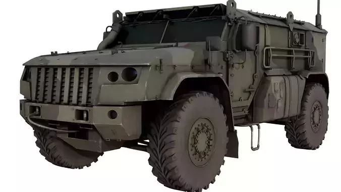 Typhoon VDV K-4836 Russian Armored Transport Full Interior