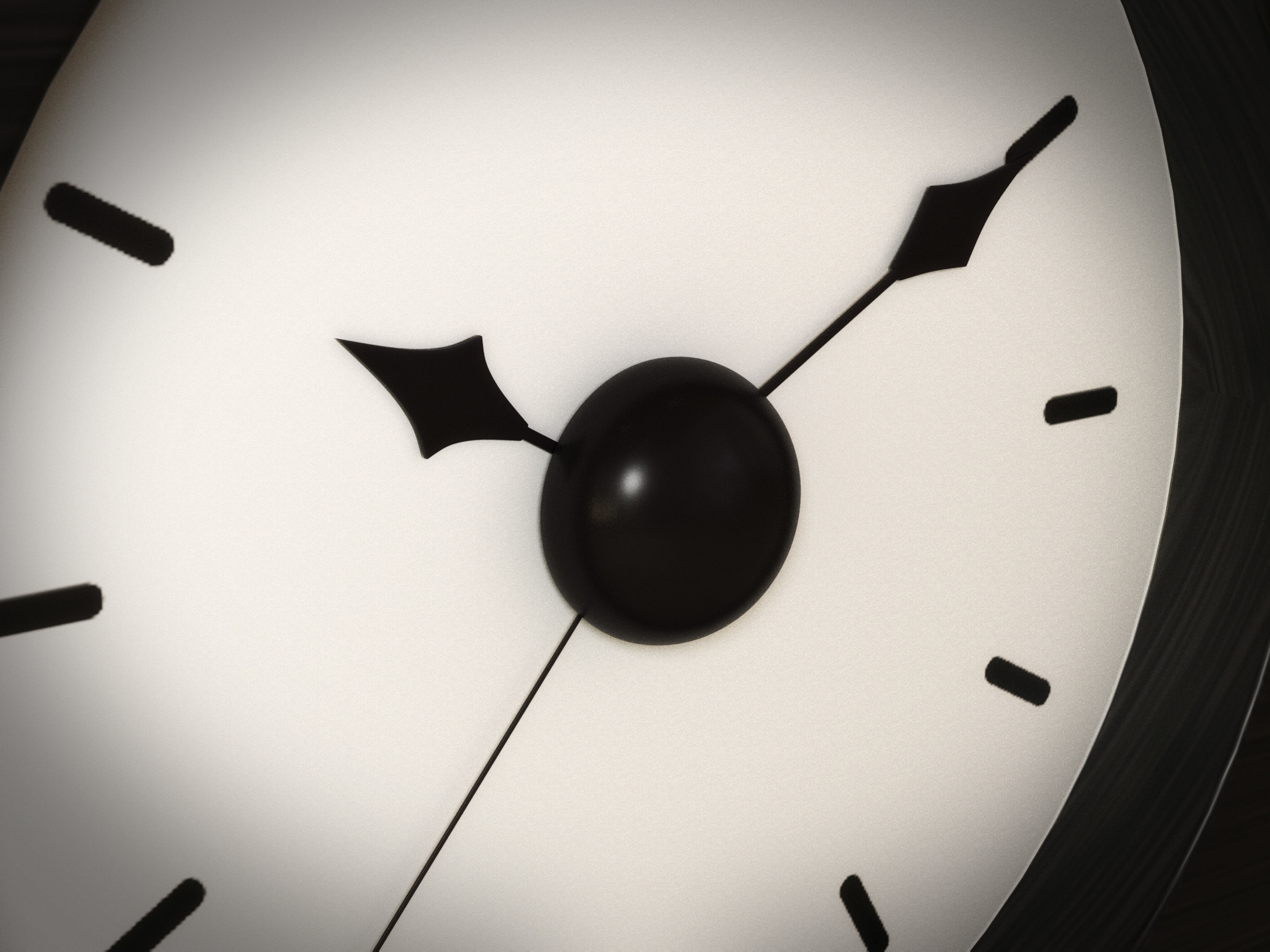 Alarm Clock 02 Low-poly 3D model_4