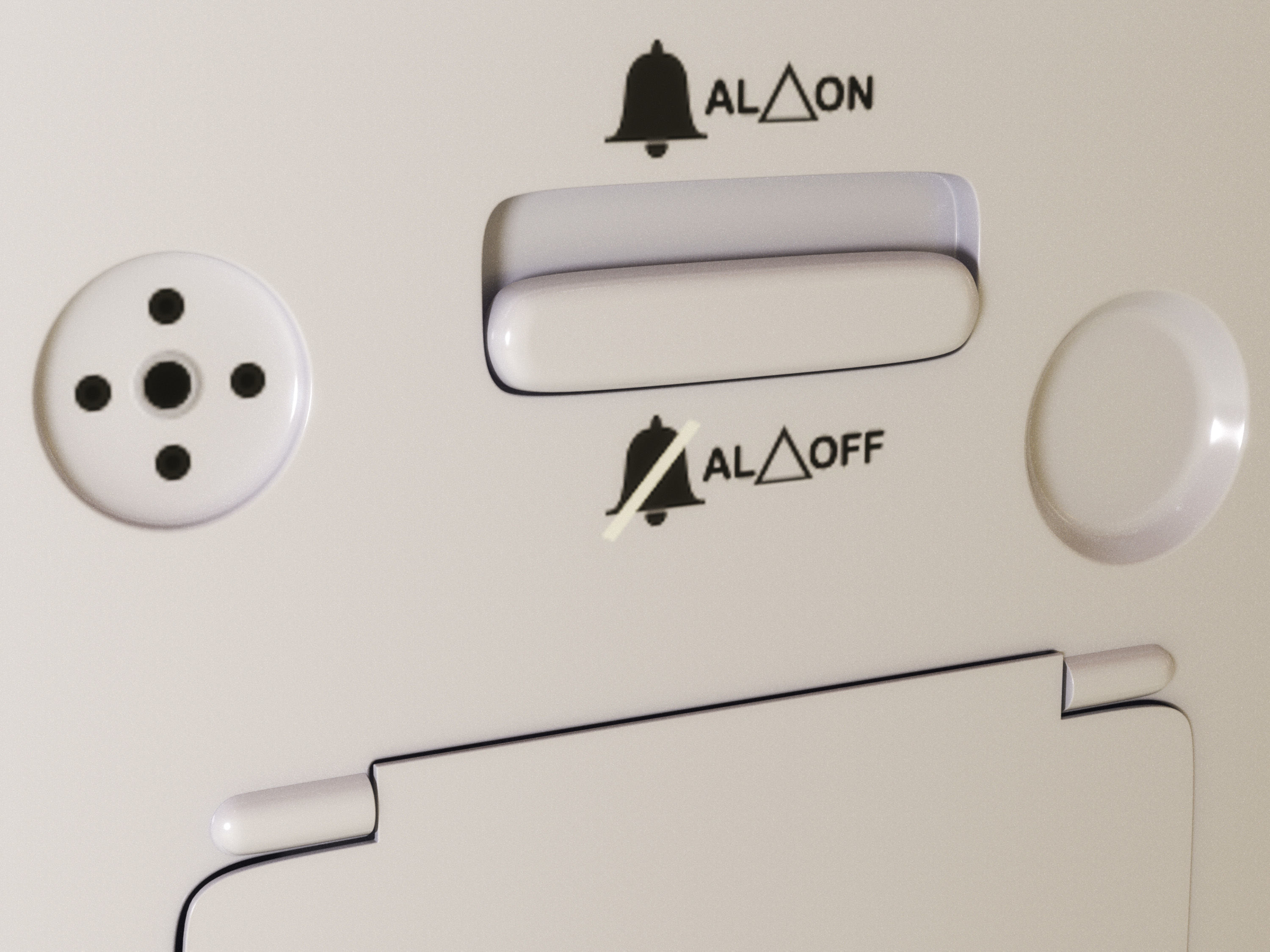 Alarm Clock 02 Low-poly 3D model_6