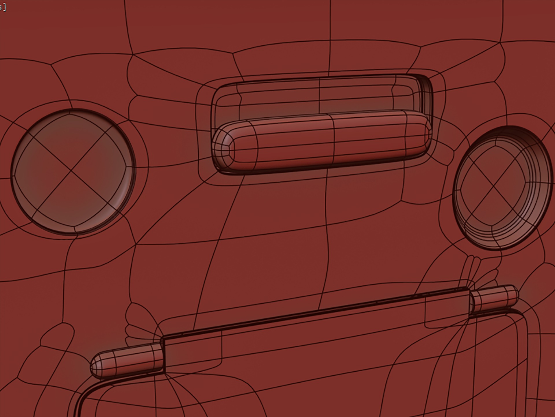 Alarm Clock 02 Low-poly 3D model_7