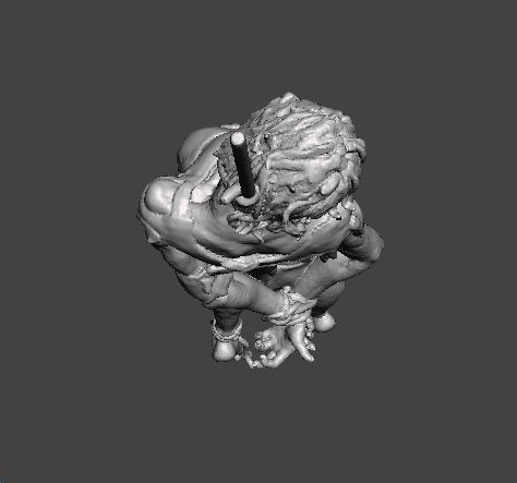 HANGED WITCH HAG MINIATURE MODEL HORROR FANTASY GAMES RPG DND 3D print model_6