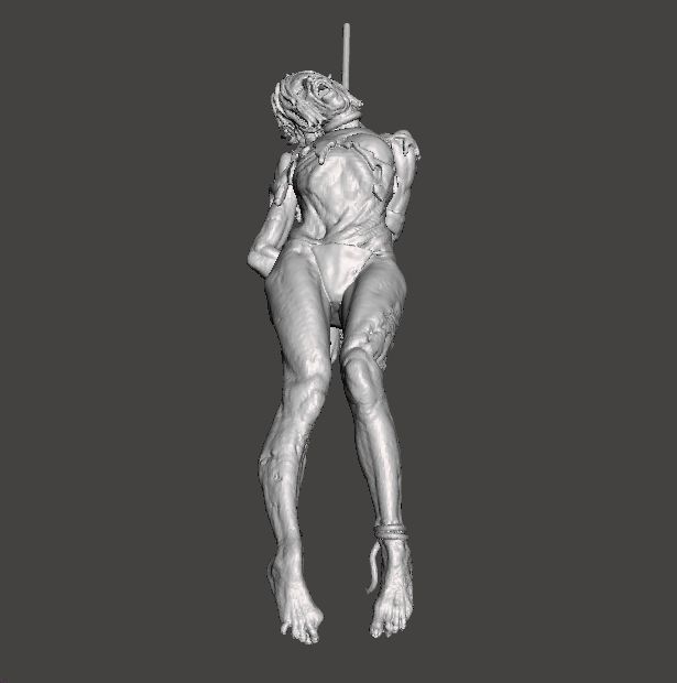 HANGED WITCH HAG MINIATURE MODEL HORROR FANTASY GAMES RPG DND 3D print model_7