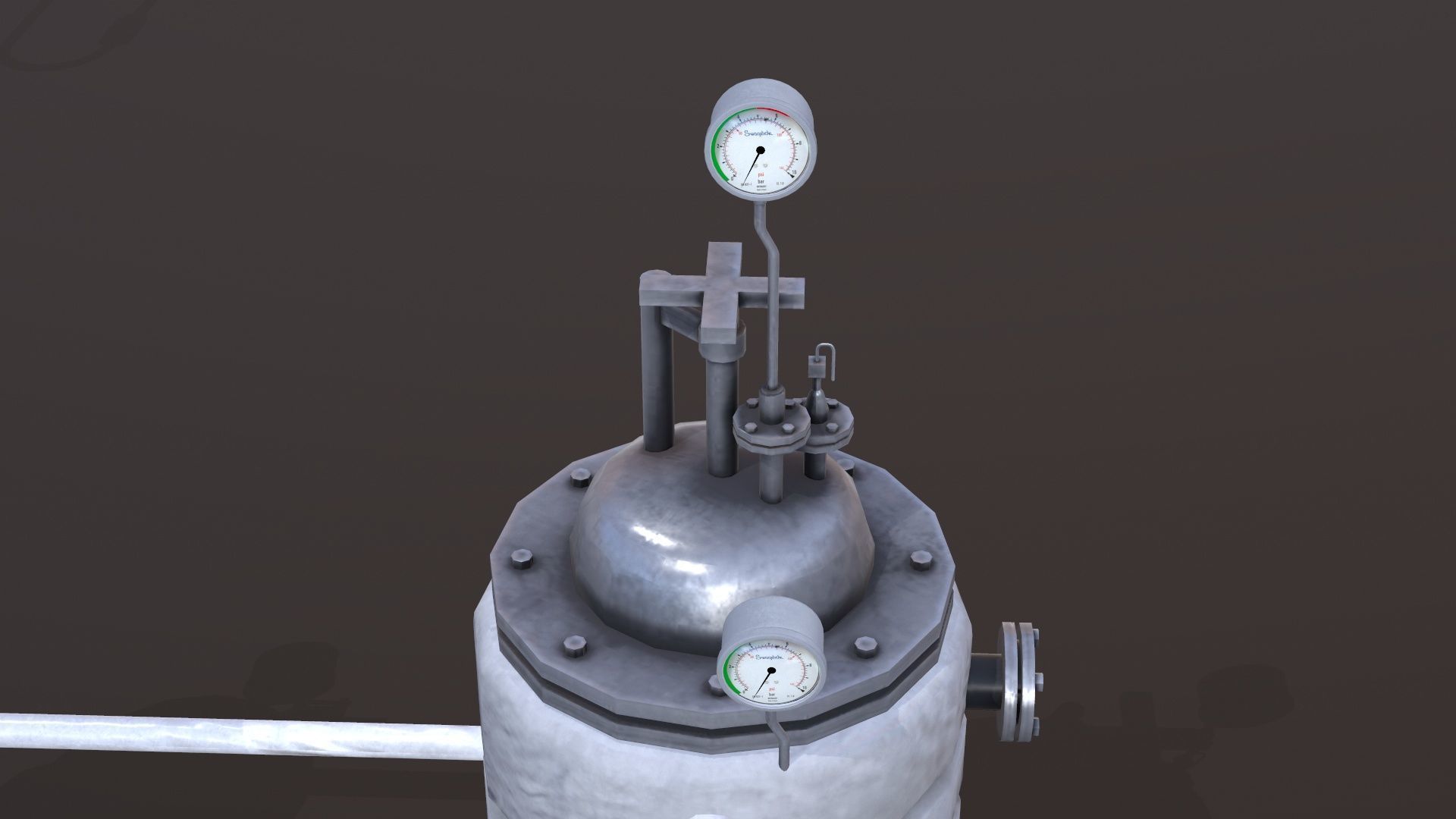 Conveying System Low-poly 3D model_8