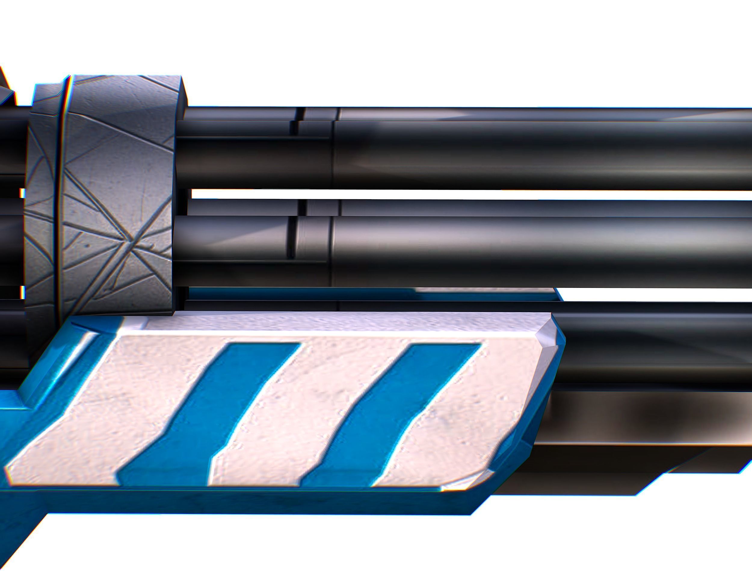 Weapons Set 4 Gun Pistol Assault rifle Sniper rifle machine gun 3D Model Collection_63