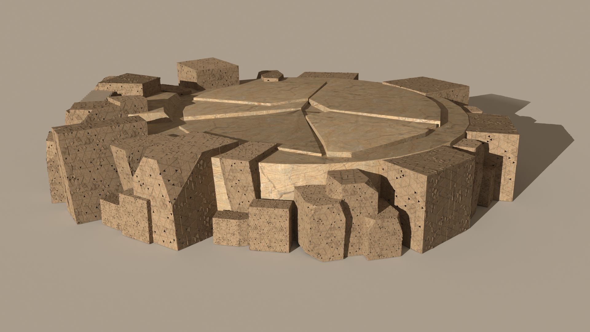 Diriyah Arena 3D model_2