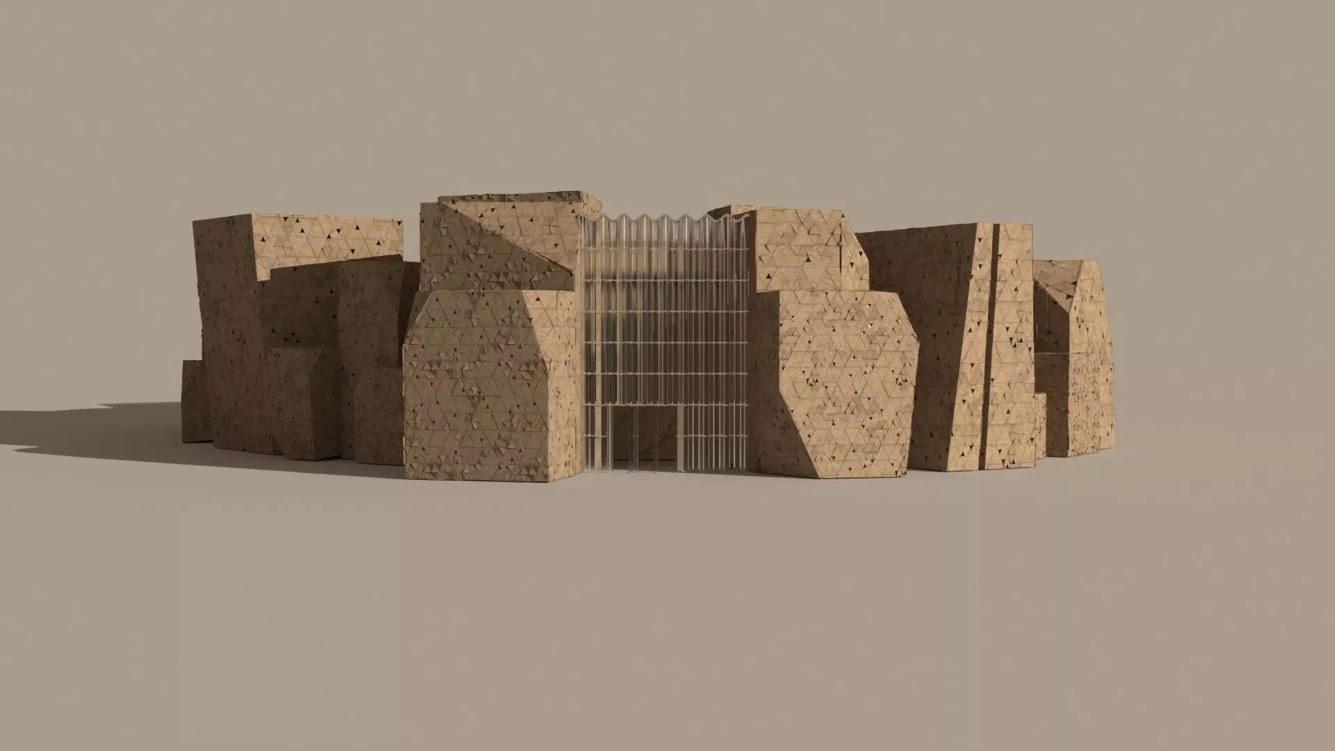 Diriyah Arena 3D model_0