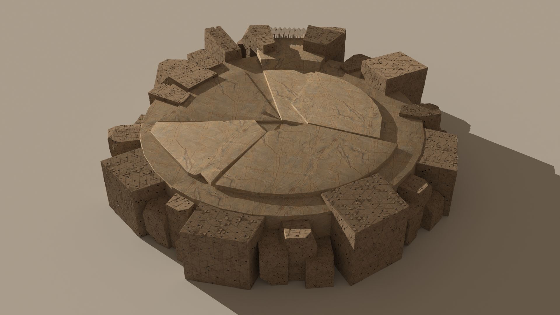Diriyah Arena 3D model_3