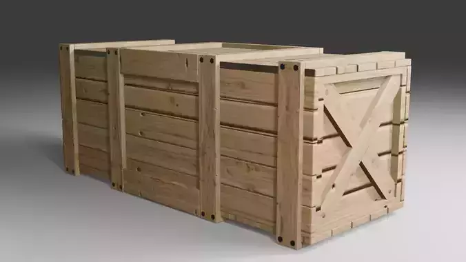 Box Tree box 3D model for Interior and Gaming scene