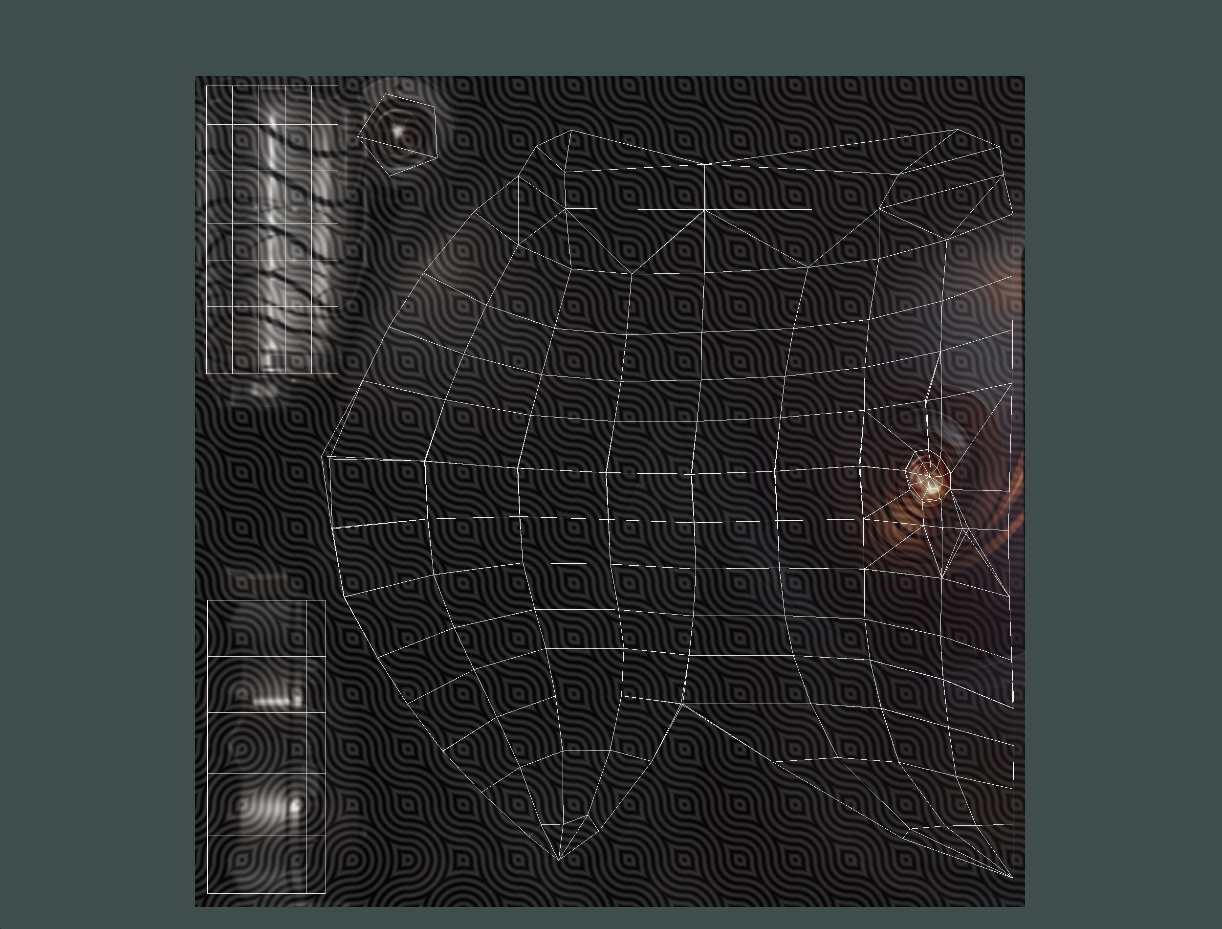 Black Cartoon Bomb With Glowing Eyes a Lit Fuse Low-poly 3D model_20