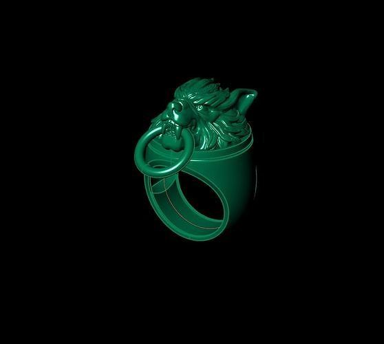 Wolf Ring 3D print model