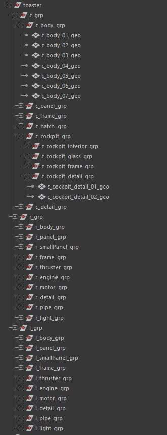 Toaster - Spaceship High Poly 3D model_15