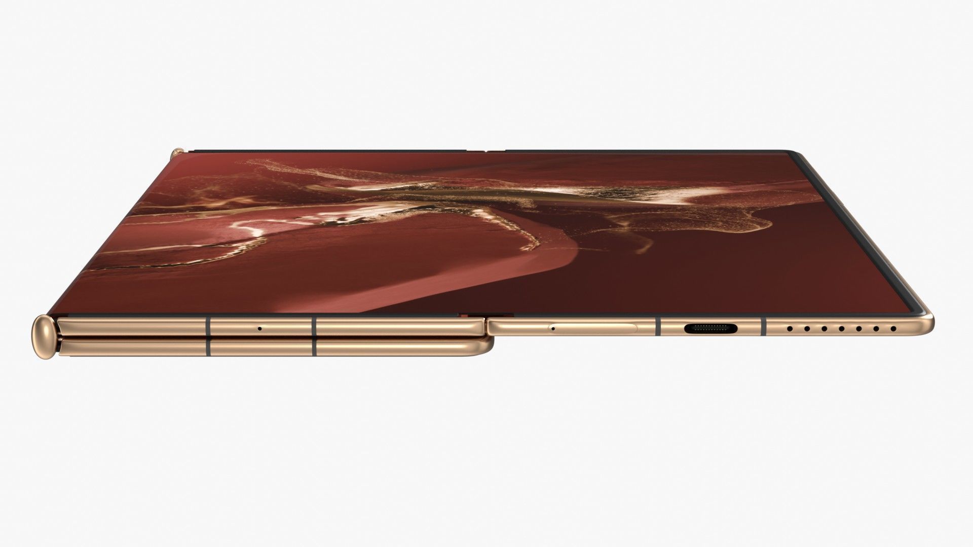 Huawei Mate XT Ultimate Red 3D model_9