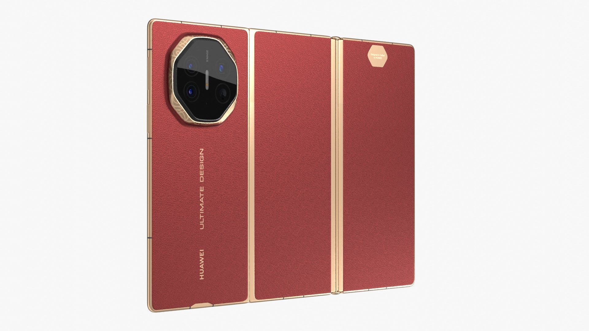 Huawei Mate XT Ultimate Red 3D model_3
