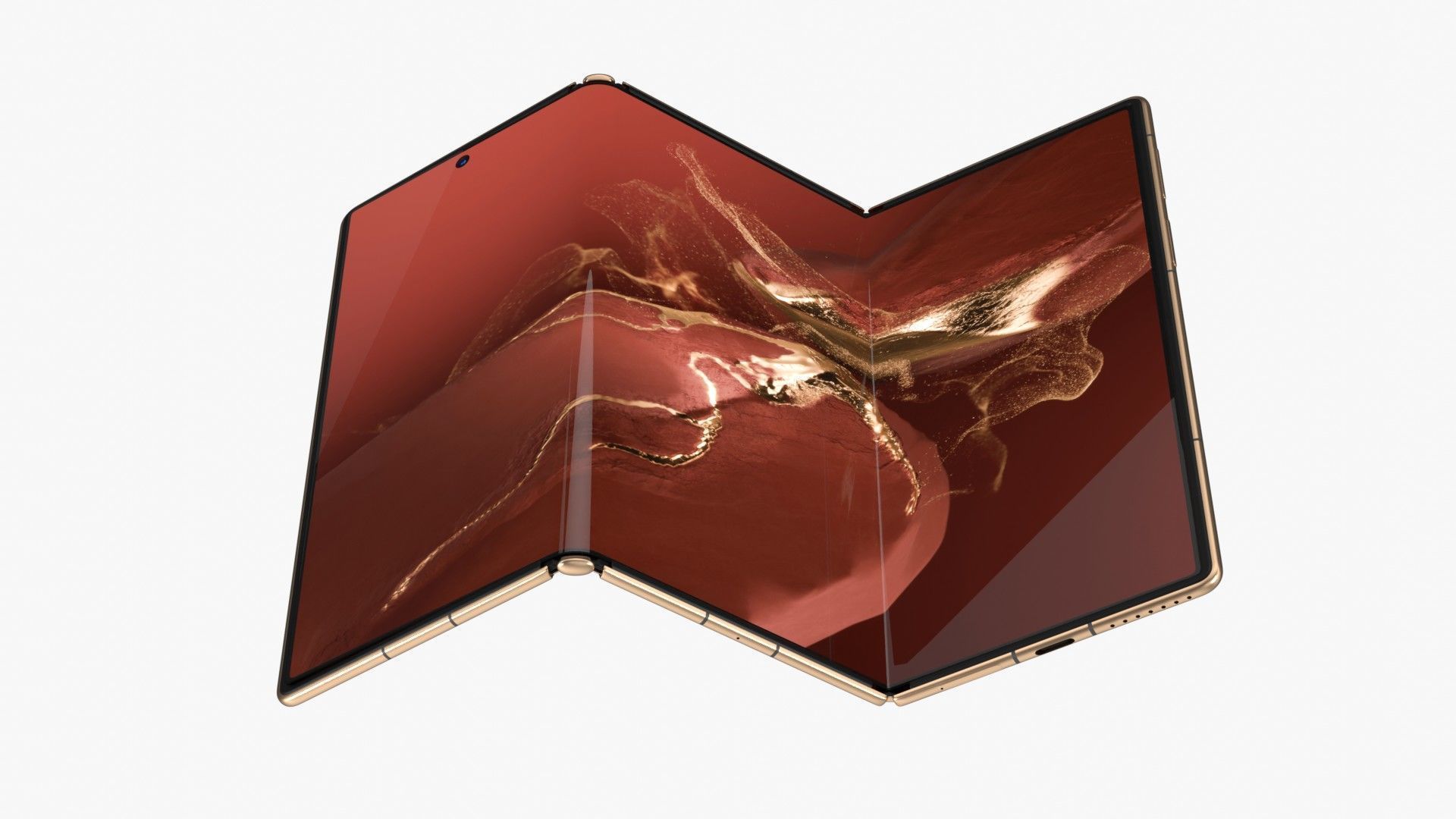 Huawei Mate XT Ultimate Red 3D model_10