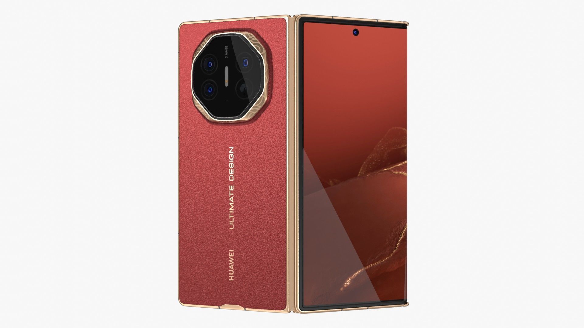 Huawei Mate XT Ultimate Red 3D model_4