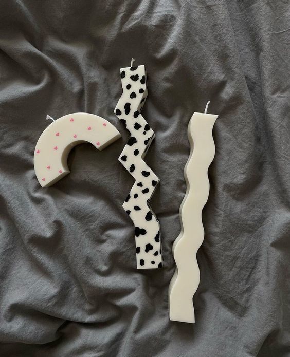 ZIG ZAG candle 3D print model_4