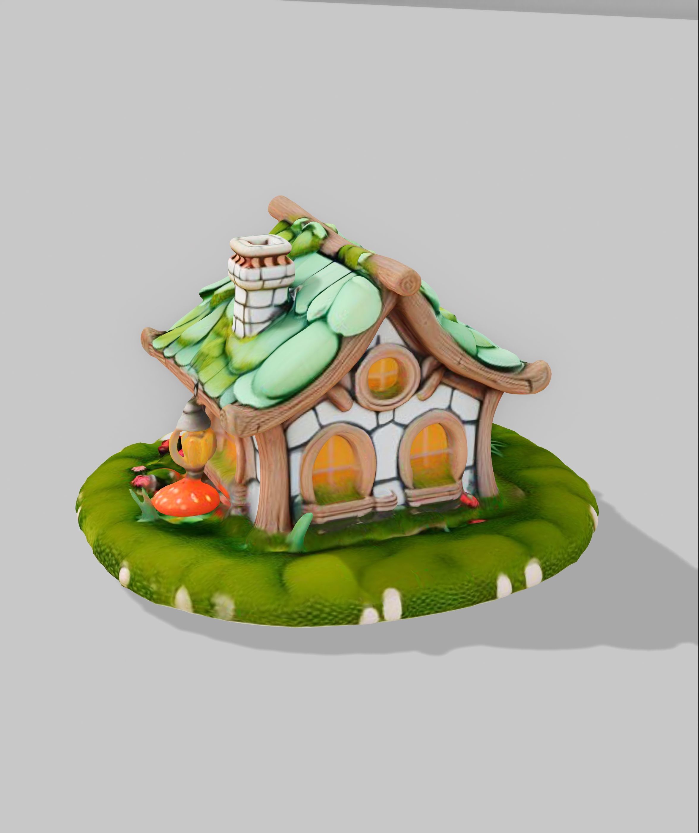 fairy house 3D model_4