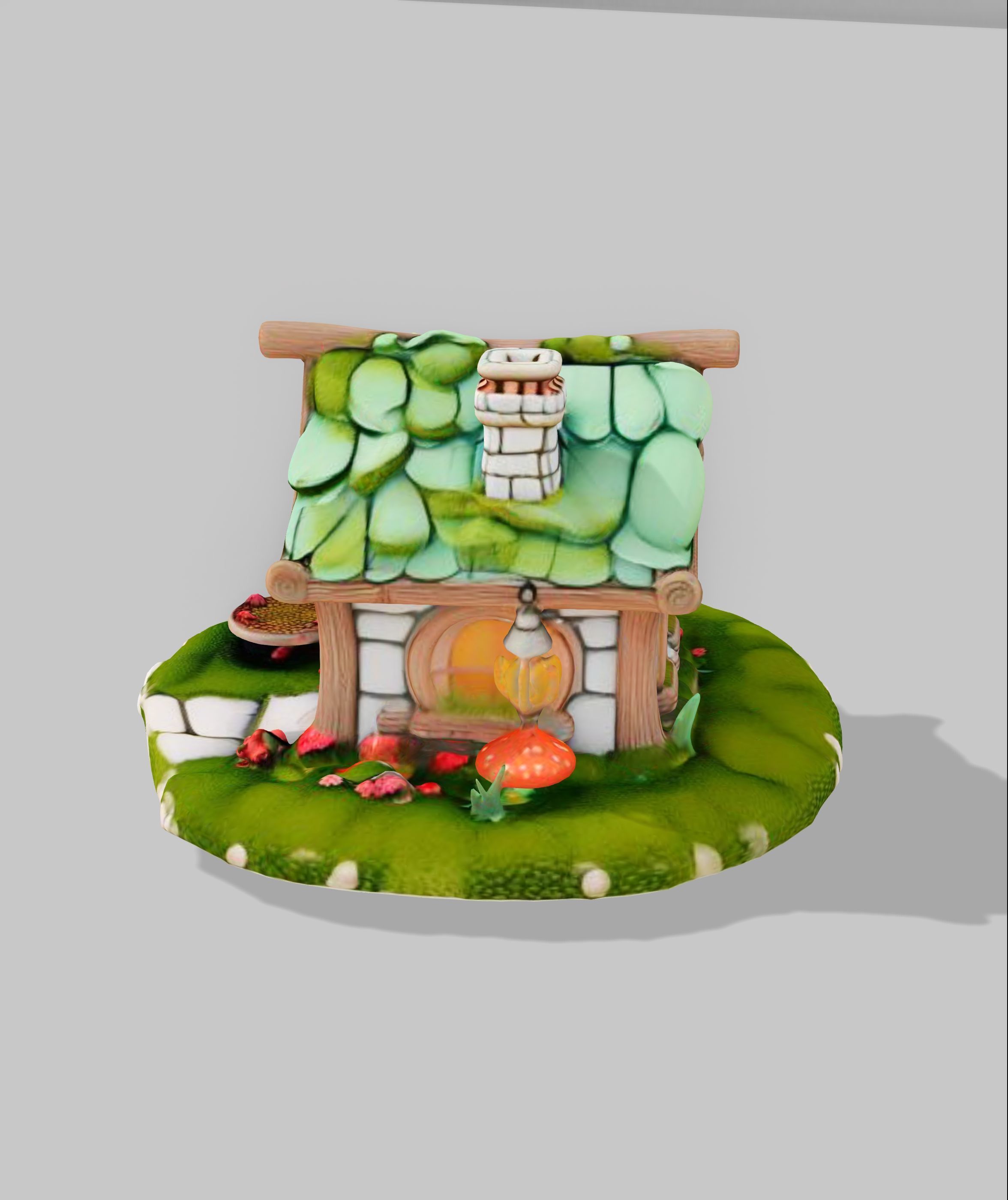 fairy house 3D model_3