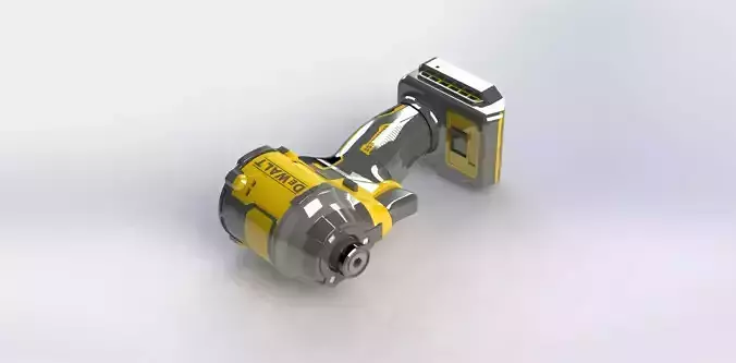 Parafusadeira Eletrica DeWalt Electric Screwdriver 3D model