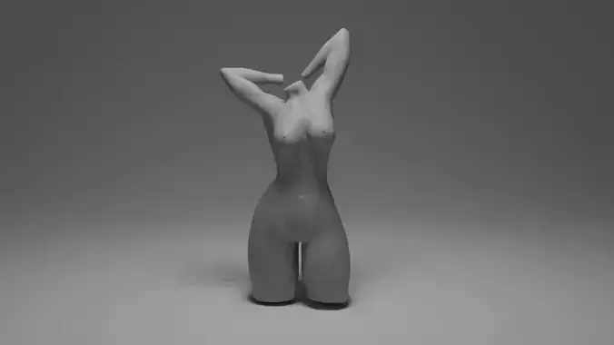 Beautiful Posing Statue of a Girl