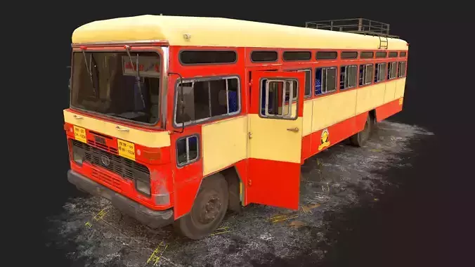 INDIAN ST BUS V1 Old Orange and Yellow