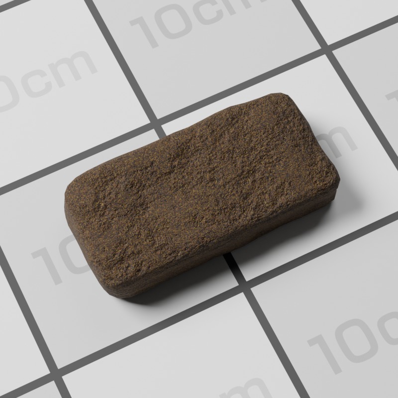 Hashish Brick Pack 3D model_7