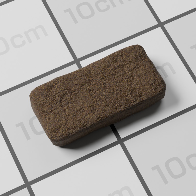 Hashish Brick Pack 3D model_5