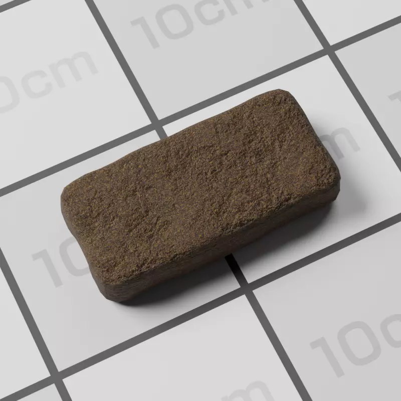 Hashish Brick Pack 3D model_0