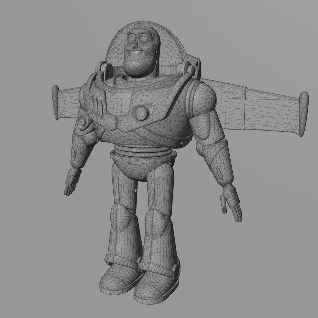 Buzz Lightyear 3D Model - High-Quality Toy Story Character 3D model_16