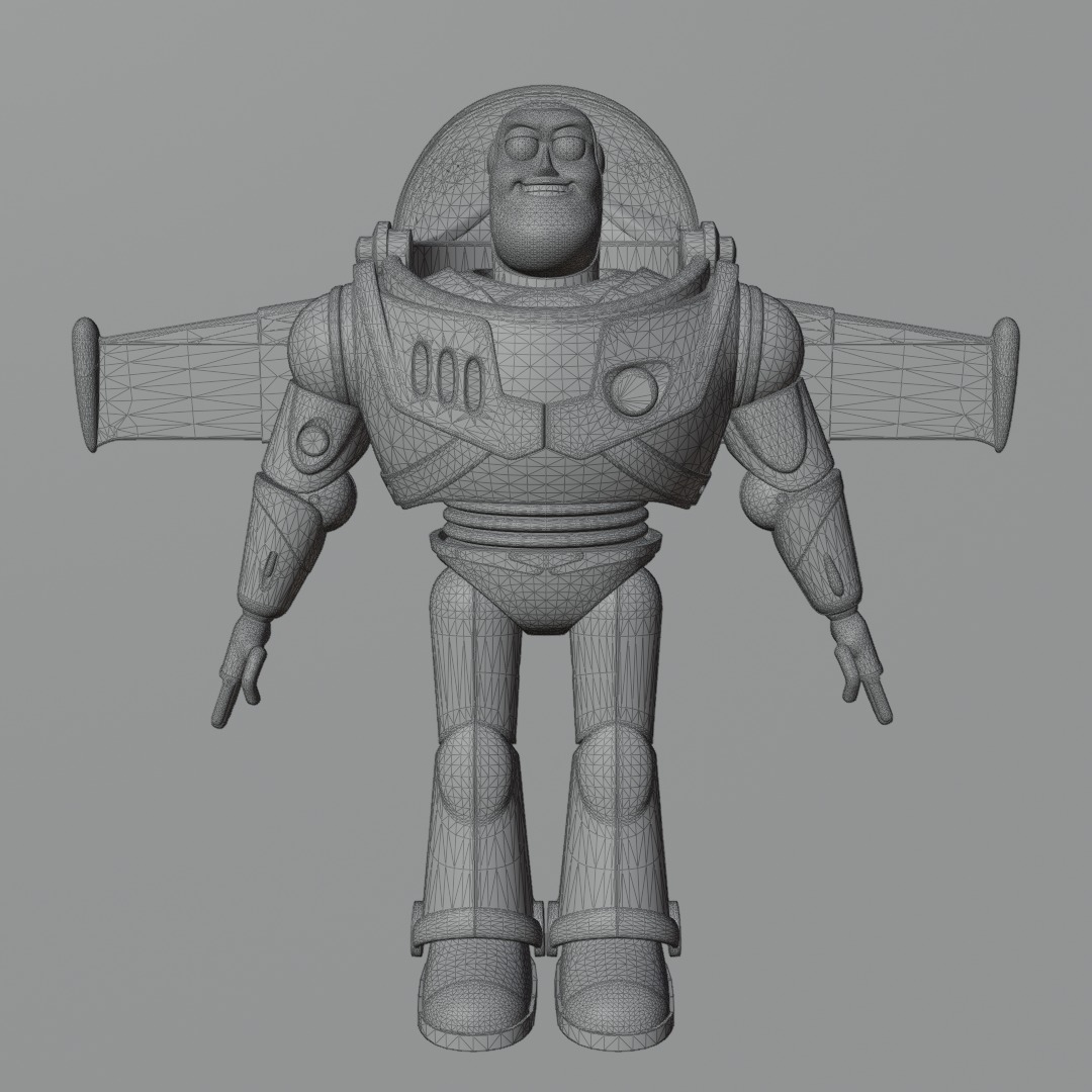 Buzz Lightyear 3D Model - High-Quality Toy Story Character 3D model_19