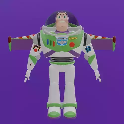 Buzz Lightyear 3D Model - High-Quality Toy Story Character 3D model