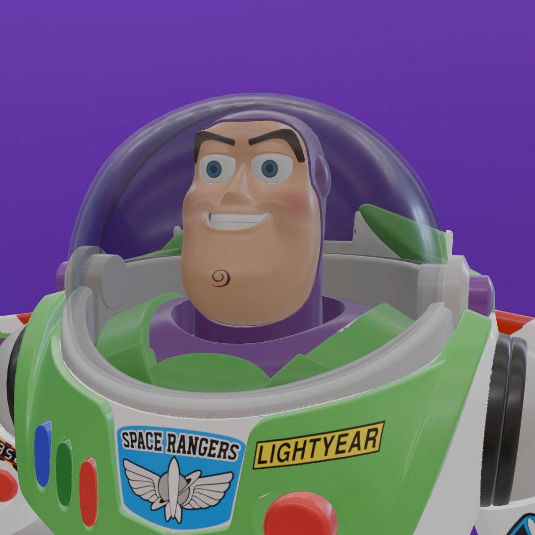 Buzz Lightyear 3D Model - High-Quality Toy Story Character 3D model_10