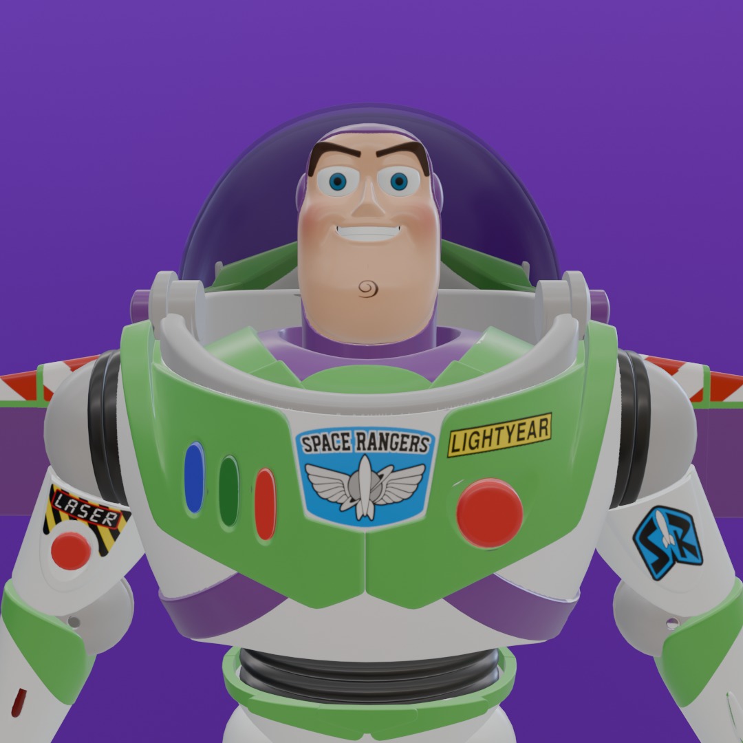 Buzz Lightyear 3D Model - High-Quality Toy Story Character 3D model_1