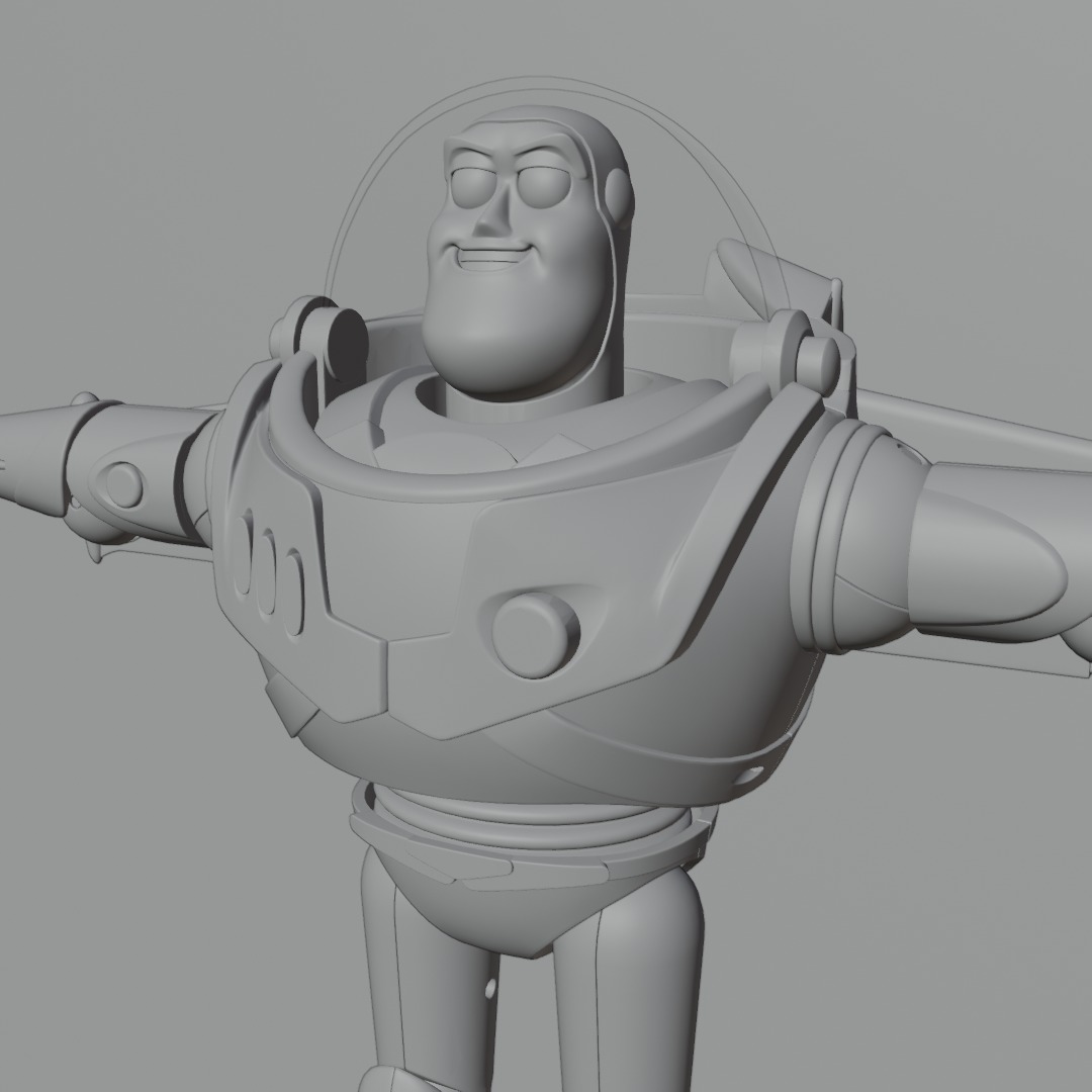 Buzz Lightyear 3D Model - High-Quality Toy Story Character 3D model_24