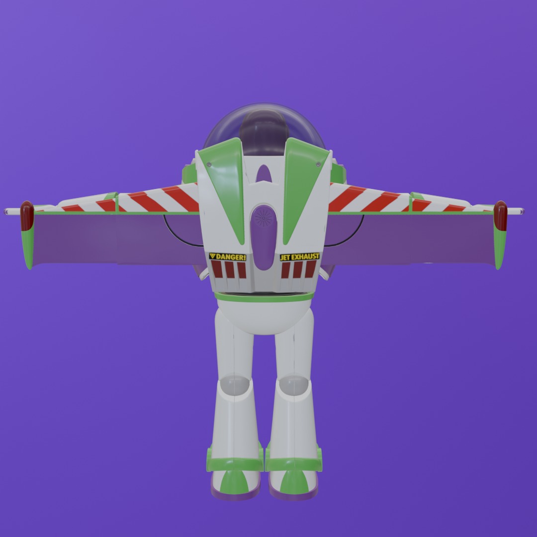 Buzz Lightyear 3D Model - High-Quality Toy Story Character 3D model_6