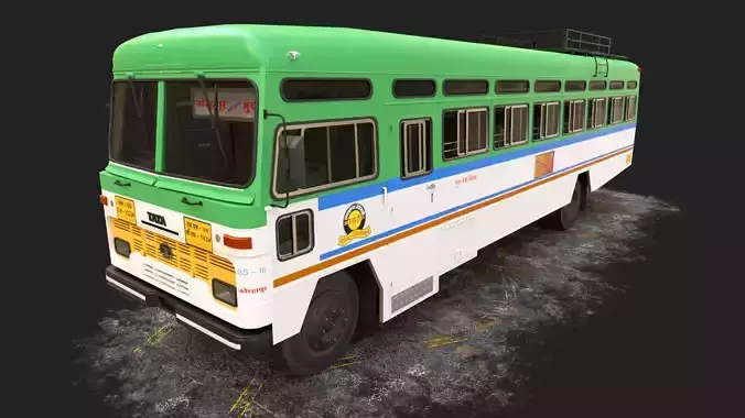INDIAN HIRKANI ST BUS V2 Green and White