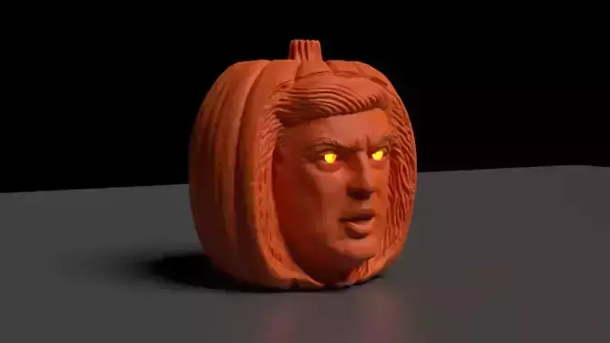 Donald Trump Pumkin for Halloween