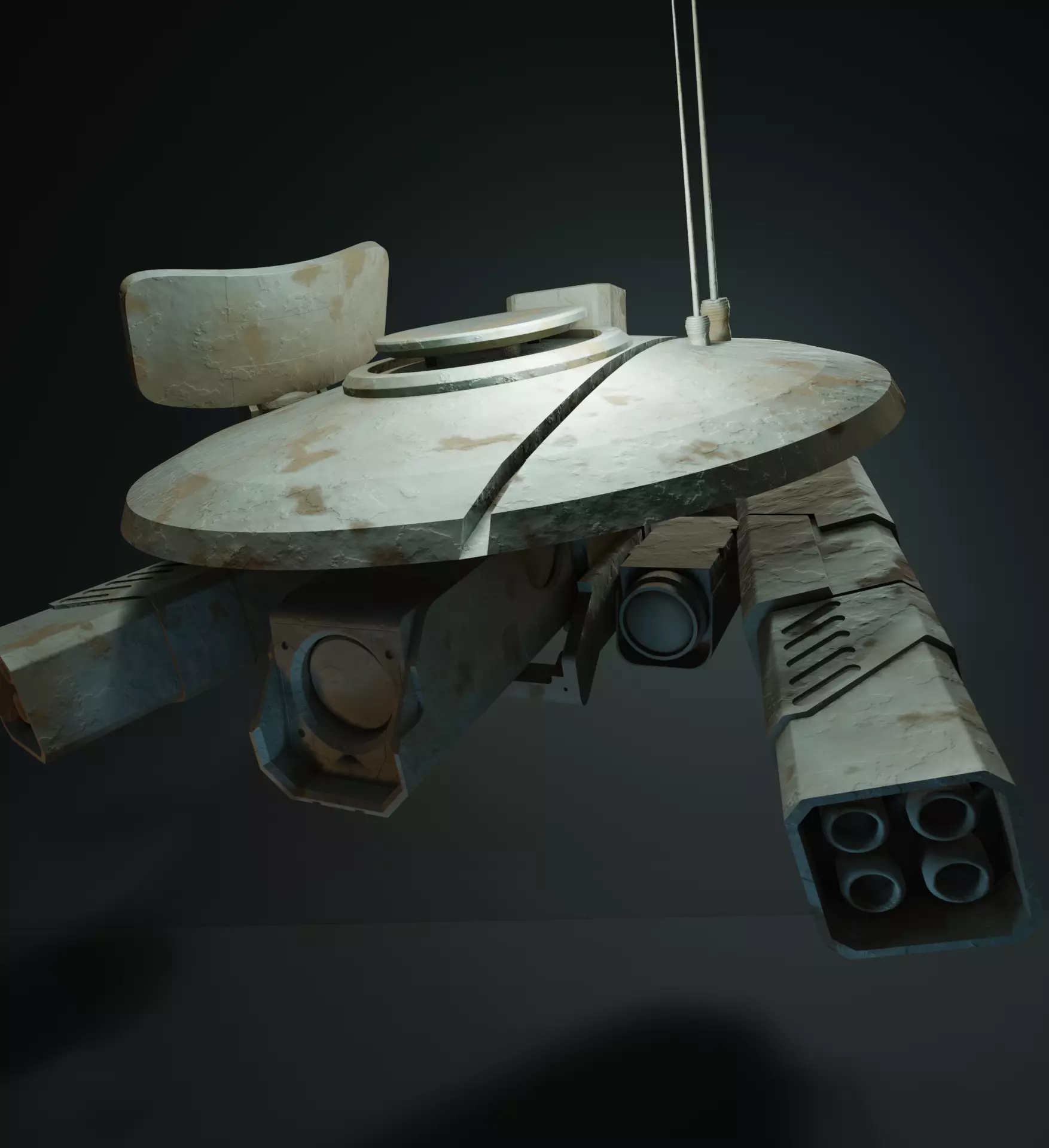 Custom Drone Tau Free 3D print model
