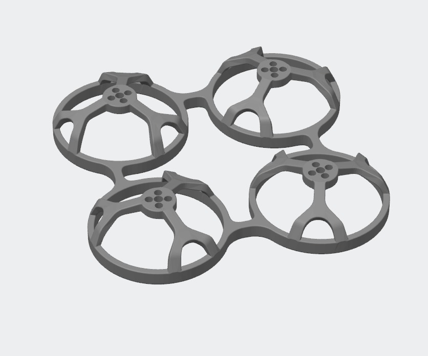 GEPRC Cinelog25 Protective ducts 3D print model_4