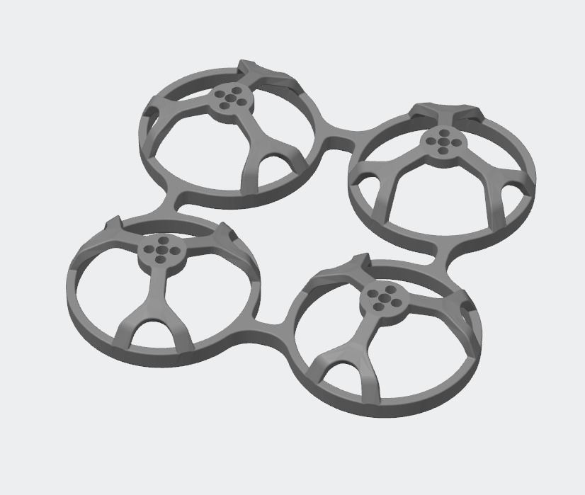 GEPRC Cinelog25 Protective ducts 3D print model_9