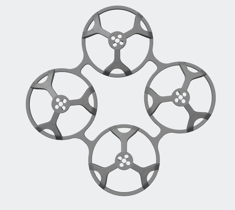 GEPRC Cinelog25 Protective ducts 3D print model_10