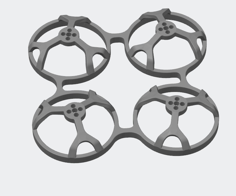 GEPRC Cinelog25 Protective ducts 3D print model_3