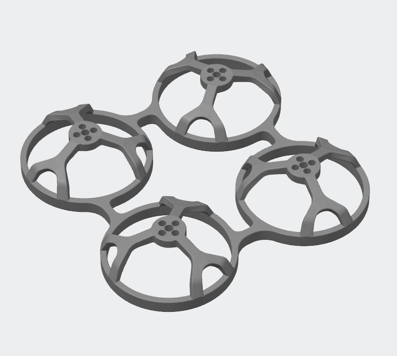 GEPRC Cinelog25 Protective ducts 3D print model_2