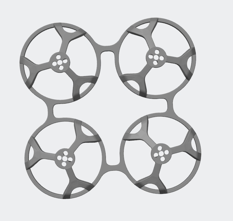 GEPRC Cinelog25 Protective ducts 3D print model_5