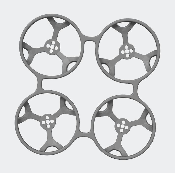 GEPRC Cinelog25 Protective ducts 3D print model_6