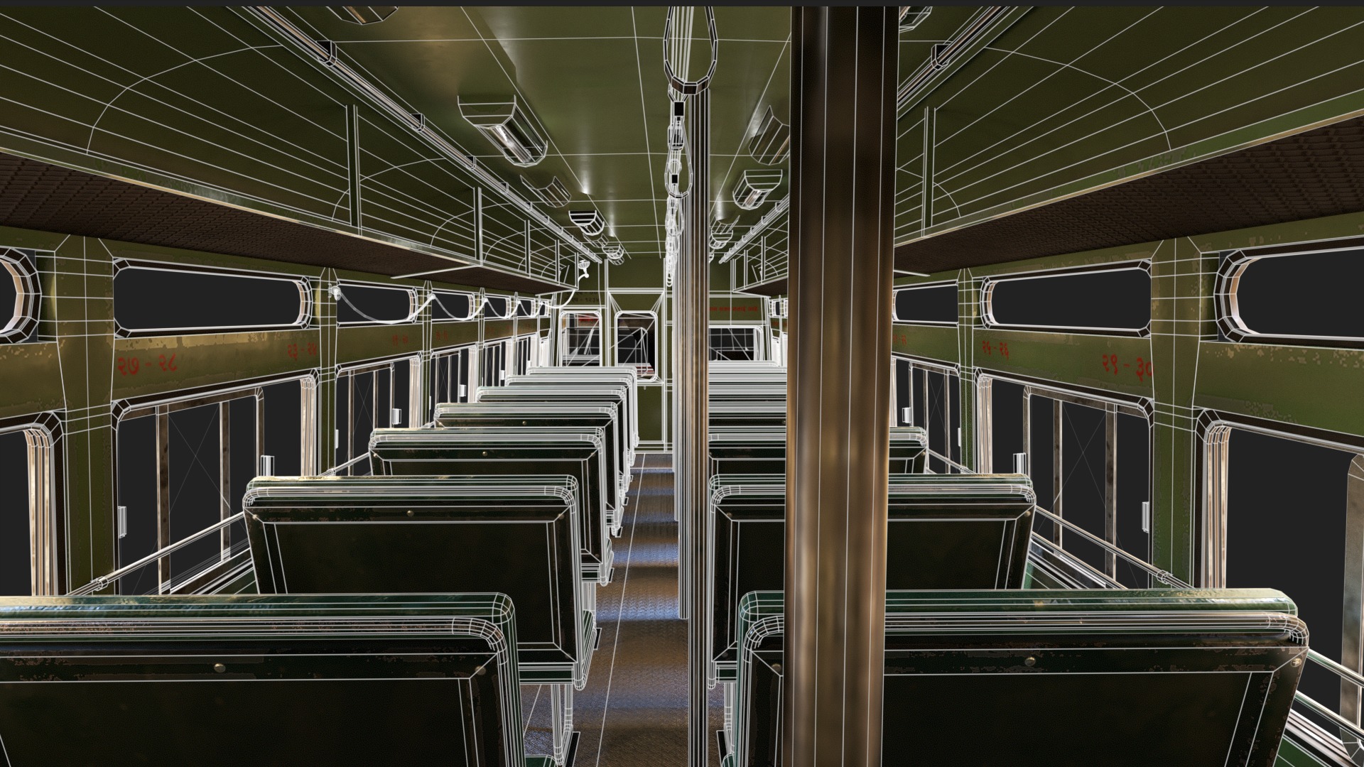 INDIAN ST BUS Collection V2 used Low-poly 3D model_17